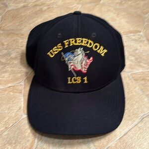 USS Freedom LCS 1 Baseball Cap Hat The Corps Made In The USA Black